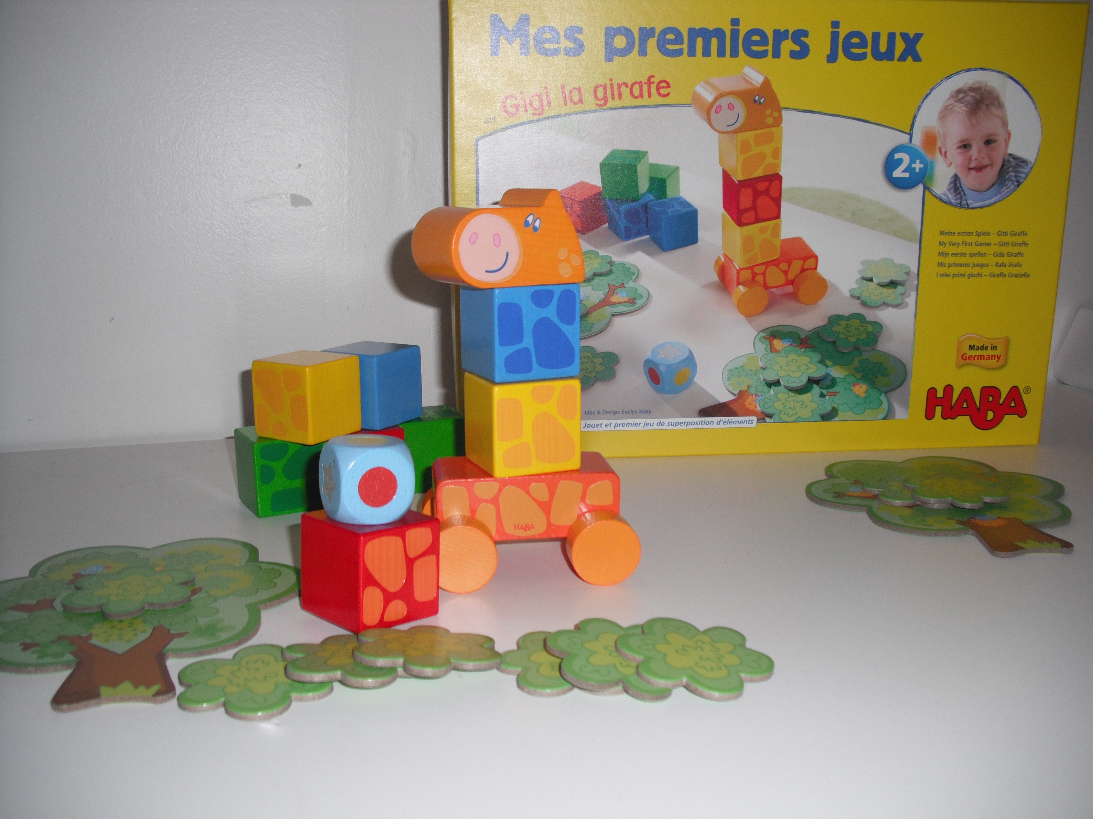 Gigi la girafe, un jeu cycle 1 pour faire grandir à "cou" sûr les tout-petits, petits