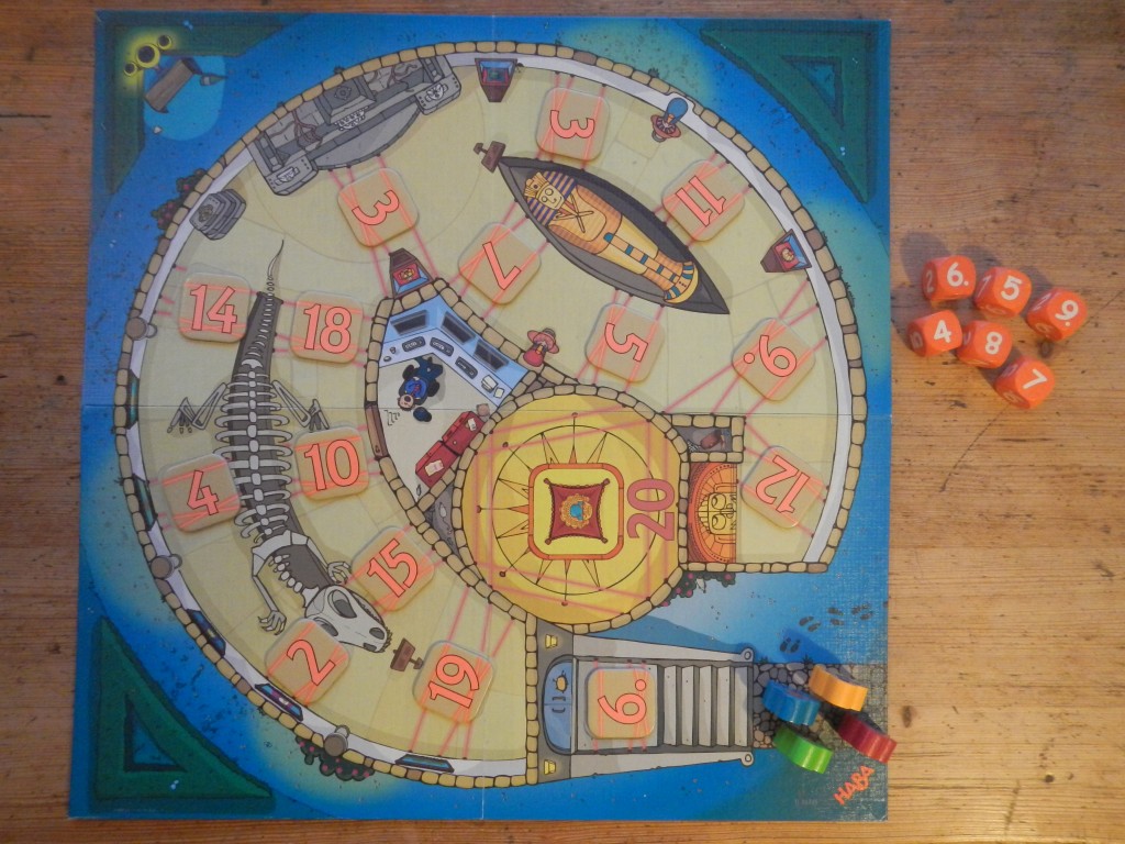 HABA - Opération Aon Rê calcul - Jeu de société enfant et faille